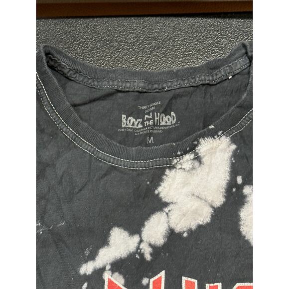 Vintage Tees - Boyz N The Hood Logo Bleached Graphic Tee*SZ M - Picture 3 of 4